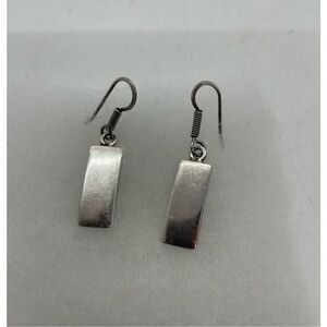 Vintage 925 Sterling Silver Dangle Drop Earrings